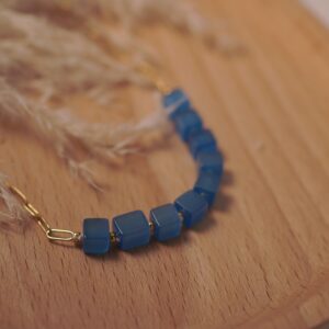 COLLAR OJO DE GATO AZUL
