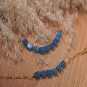 PULSERA OJO DE GATO AZUL