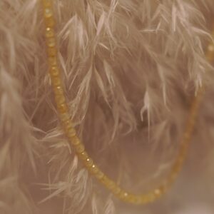 COLLAR ZIRCONITA AMARILLA  2mm