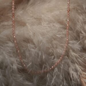 COLLAR ZIRCONITA BEIGE 2MM