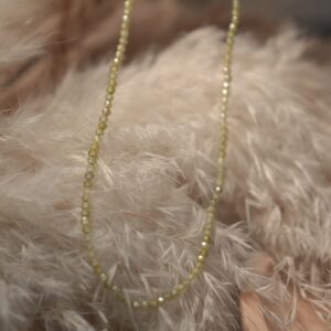 COLLAR ZIRCONITA VERDE 2MM