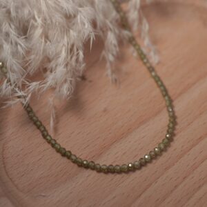COLLAR ZIRCONITA VERDE 3MM
