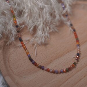 COLLAR ZIRCONITA MULTICOLOR  3MM