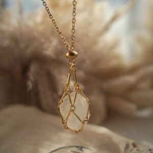 COLLAR PORTA CRISTALES ACERO INOXIDABLE